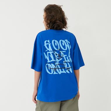 【接触冷感】ハイクールコットン・DOGプリント半袖Tシャツ