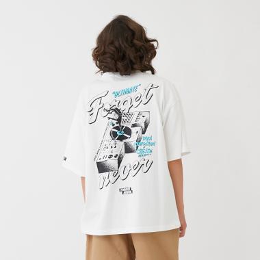 【FORGETNEVER】バックターンテーブル半袖ポケットTシャツ_GLSW