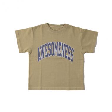 【SKIT0LY】【ヘビーウェイト天竺】ピグメントカレッジプリントTシャツ