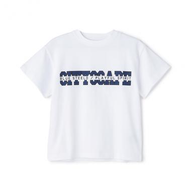 【SKIT0LY】【接触冷感】ハイクールコットン・オリジナルフロントプリント半袖Tシャツ