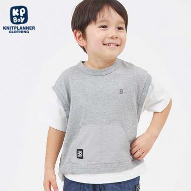 レイヤード風半袖Tシャツ(110～130)