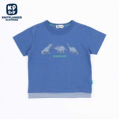 【TioTio】恐竜モチーフ半袖Tシャツ(140～150)