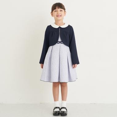 キッズ/ベビー/マタニティポンポネットジュニア　pom ponette 卒服　140ワンピース&ボレロ