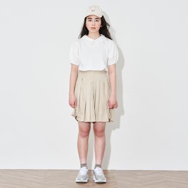 【AMI】前プリーツキュロットスカート