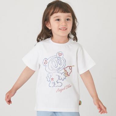 【6月15日販売開始】ナカムラくんキラキラストーンTシャツ【100㎝】