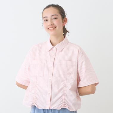 ドロスト半袖シャツ＋Tシャツセット