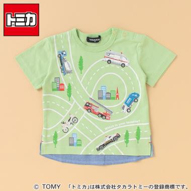 【トミカ】道路半袖Tシャツ