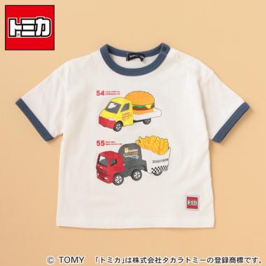 【トミカ】バーガーカー+ポテトカーTシャツ