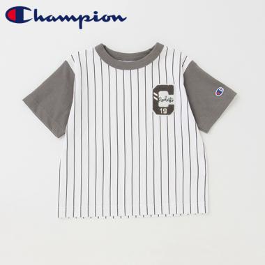 【WEB限定】【Champion】ストライプTシャツ