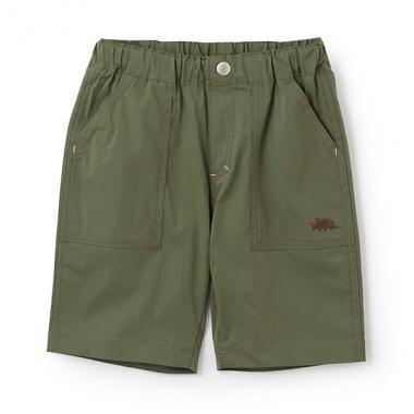 【人気商品再入荷】【直営店で取り扱い無し】恐竜ワンポイント6分丈パンツ