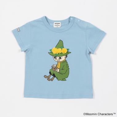 【MOOMIN】キャラクタープリント半袖Tシャツ