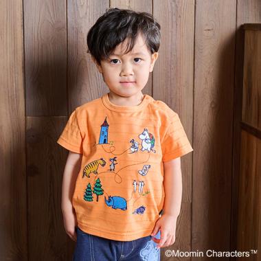 MOOMIN/探検刺しゅう半袖Tシャツ