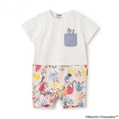MOOMIN/ジャングル柄半袖カバーオール