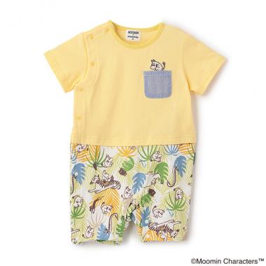 MOOMIN/ジャングル柄半袖カバーオール