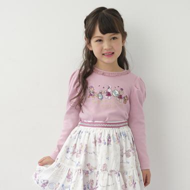 鼓笛隊アップリケ　長袖Tシャツ