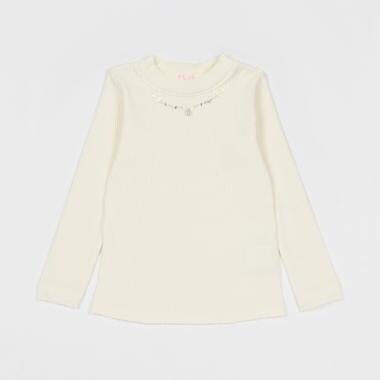 プチハイネック　テレコTシャツ