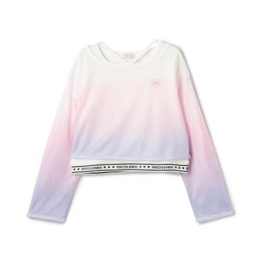 グラデーションメッシュレイヤード半袖Tシャツセット