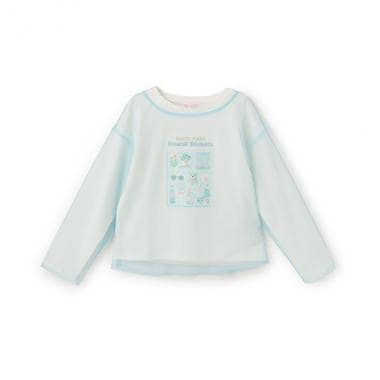 チュールレイヤード　長袖Tシャツ