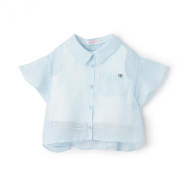 シアーシャツ＆ロゴリブタンクトップセット