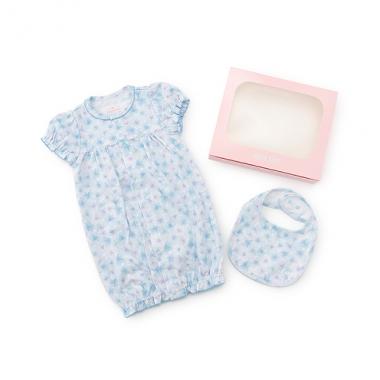 【BOXつき】花柄半袖2wayオール＆スタイセット