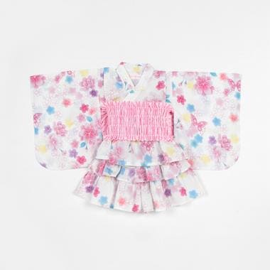 桜柄　浴衣ドレス