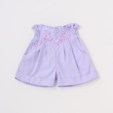【販路限定商品】裾ロールアップショートパンツ