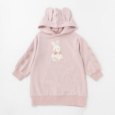 【リピート】【直営店で取り扱い無し】ぬいぐるみパーカワンピース