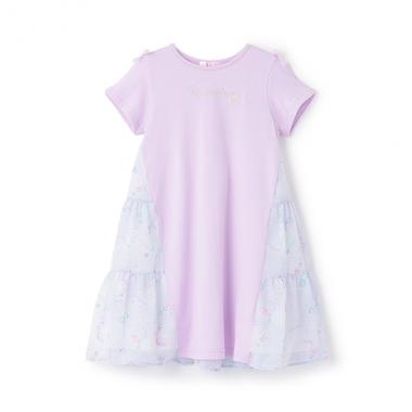 【人気商品再入荷】【直営店で取り扱い無し】シェル柄　切替カットワンピース