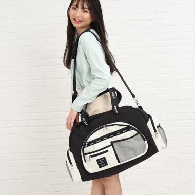 【容量約45L】累計7400個販売！大人気につき再入荷♪マルチポケットトラベルボストン