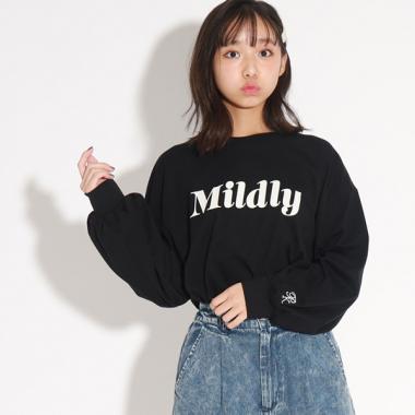 【130cm/165cmあり】袖ボリュームロゴロンT