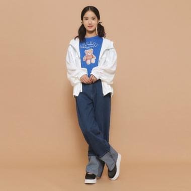 ロールアップデニム