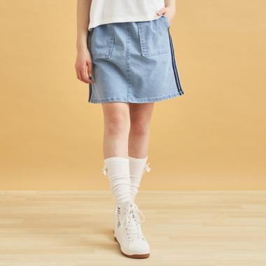 サイドラインストレッチスカート