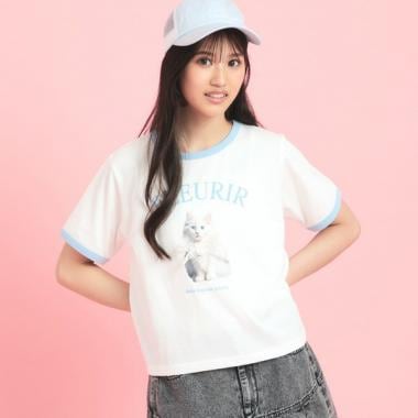 フォトネコリンガーTシャツ