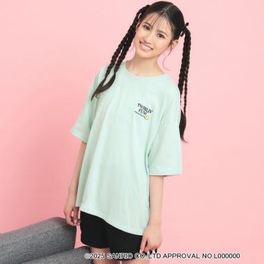【サンリオキャラクターズコラボ】バックロゴビッグTシャツ
