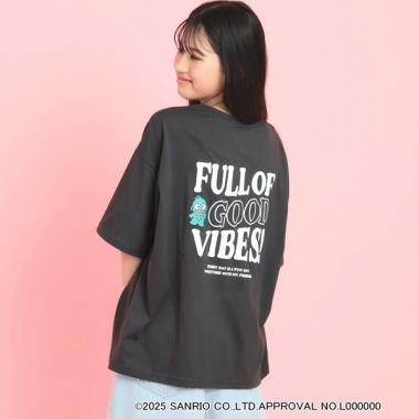 【サンリオキャラクターズコラボ】バックロゴビッグTシャツ