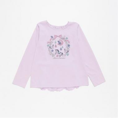 ドリーミー刺繍長袖Tシャツ