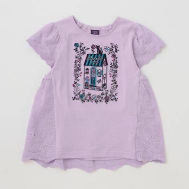 ★家刺しゅう半袖Tシャツ