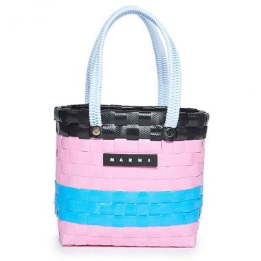 【MARNI(マルニ)Kids&Junior】MW81F-SUNDAYMORNINGBAGBORSAバスケットかごバッグ