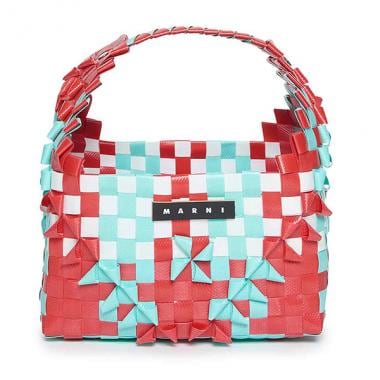 【MARNI(マルニ)Kids&Junior】MW80F-RAINBOWBAGBORSAバスケットかごバッグ