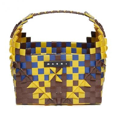 【MARNI(マルニ)Kids&Junior】MW80F-RAINBOWBAGBORSAバスケットかごバッグ