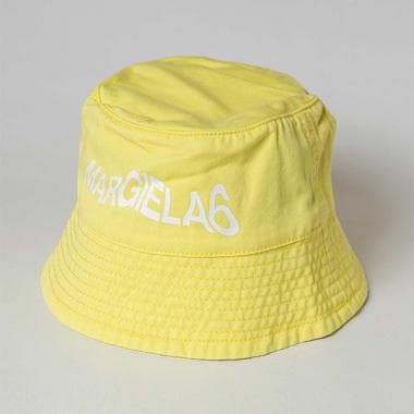【MM6 Maison Margiela(エムエム6 メゾン マルジェラ)Kids&Junior】ブランドロゴバケットハット帽子