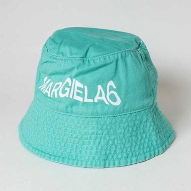 【MM6 Maison Margiela(エムエム6 メゾン マルジェラ)Kids&Junior】ブランドロゴバケットハット帽子