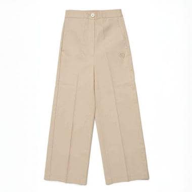 【MM6 Maison Margiela(エムエムシックス)Kids&Junior】ワンポイントブランドロゴワイドパンツ