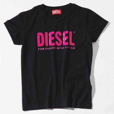 【DIESEL(ディーゼル)Kids&Junior】ブランドロゴ半袖Tシャツカットソー