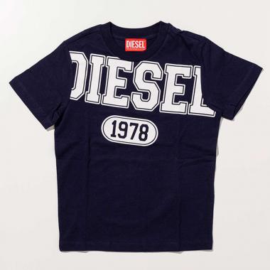 【DIESEL(ディーゼル)Kids&Junior】ブランドロゴ半袖Tシャツカットソー