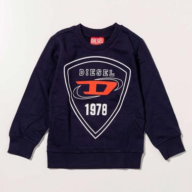 【DIESEL(ディーゼル)Kids&Junior】ブランドロゴスウェットプルオーバー