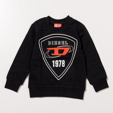 【DIESEL(ディーゼル)Kids&Junior】ブランドロゴスウェットプルオーバー