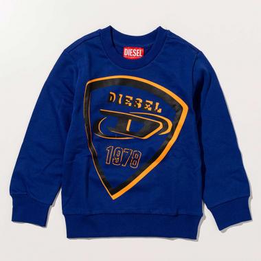 【DIESEL(ディーゼル)Kids&Junior】ブランドロゴスウェットプルオーバー