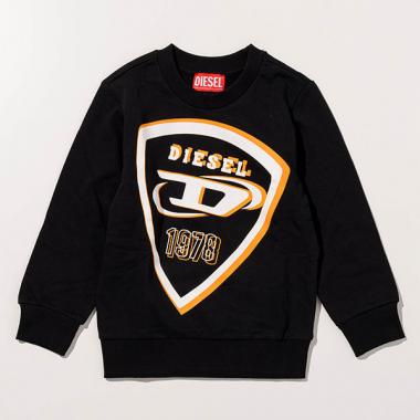 【DIESEL(ディーゼル)Kids&Junior】ブランドロゴスウェットプルオーバー