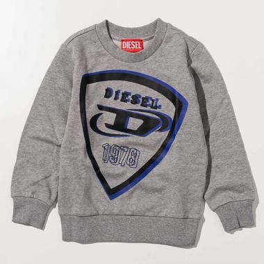 【DIESEL(ディーゼル)Kids&Junior】ブランドロゴスウェットプルオーバー